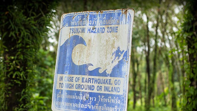 Erdbeben und Tsunami in Indonesien 2018 als Naturkatastrophe im Funk Global Risk Consensus