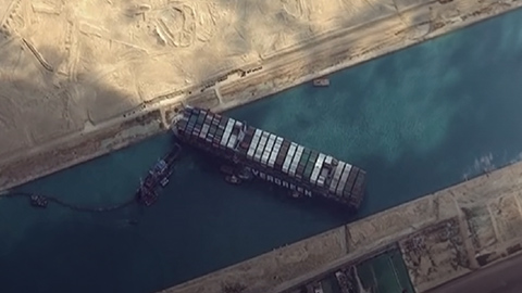 Blockade des Suezkanals durch die Ever Given 2021 als globales Lieferkettenereignis im Funk Global Risk Consensus